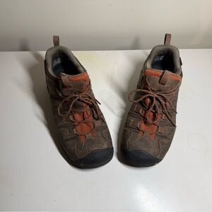 Keen Men's Brown and Orange Athletic Shoes